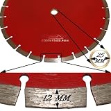 5 Pcs Diamond Saw Blade 14 Dia 12 MM segment 1 to 20 MM arbor General Purpose Concrete Block Stone