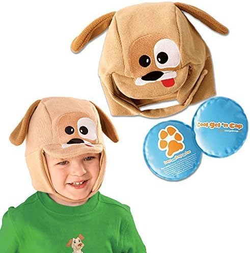 Ouchie Cap: 2 Kid's Hot and Cold Packs For Boo Boo's With Soothing Cap: Toby the Puppy by Cool Gel n Cap