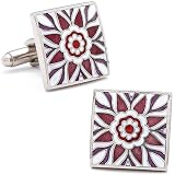 Silver Plated Morning Lotus Cufflinks