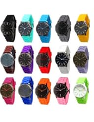 Watch: Wholesale Lot of 6 Unisex Tally Style Silicone Watch - Geneva