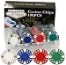 100 11.5 gram Diamond Suited Poker Chips in PVC Case w/Lid & Las Vegas Gift Box, Choose from 4 designs