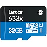 Lexar High-Performance microSDHC 633x 32GB UHS-I/U1 w/USB 3.0 Reader Flash Memory Card - LSDMI32GBB1NL633R