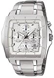 Casio EF-329D-7AV Mens Watch Stainless Steel Edifice Square White Dial