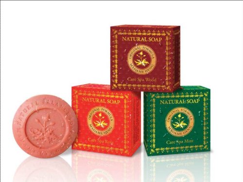 3 Boxes Assorted Madame Heng Natural Beauty Spa Soap Made in Thailand