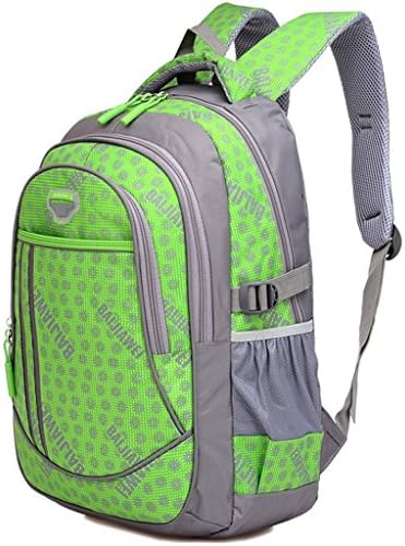 Large Space Nylon Double Shoulders Backpack Nice for School Students