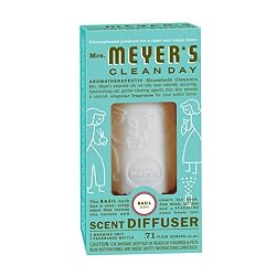 Mrs. Meyer's  Scent Diffuser, Basil (Pack of 2)