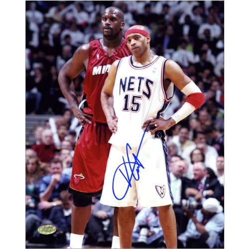 Mounted Memories New Jersey Nets Vince Carter Autographed Photo