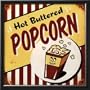 Popcorn Framed Art Poster Print by Matthew Labutte, 20x20