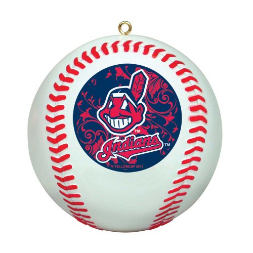 MLB Cleveland Indians Mini Replica Baseball Ornament