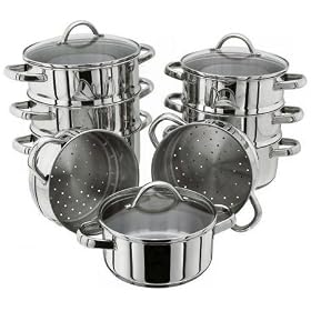 Judge 16cm 3 Tier Multi Steamer with Glass Lid