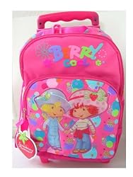 Berry Cool Strawberry Shortcake Kids Size Rolling Backpack