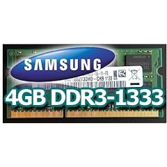 DDR3 SO-DIMM 4GB PC-1333 CL-9 Samsung