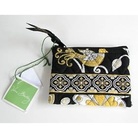 Vera Bradley Coin Purse Bag Yellow Bird