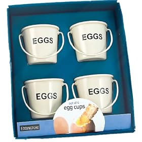 Eddingtons Cream Bucket Egg Cups