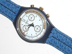 Swatch Skipper Chrono Swiss Quartz Watch
