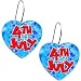 Handcrafted 4th of July Earrings