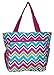 Large Multi - Pocket Fashion Zipper Top Organizing Beach Bag Tote -13