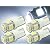 5連砲弾型★高輝度LEDバルブ白色4個 T10 3Chip 5SMD as02-4