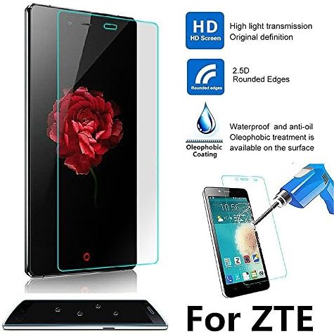 Mobilworx® New ZTE Nubia Z7 Max CLEAR Ballistic Tempered Glass Unbreakable Shatter Proof Screen Protector Guard 9H Hardness(ZTE Nubia Z7 Max)