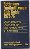 Rothmans football league club guide. 1975-76