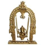 Brass Ganesh Statue on a Swing