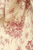 Ballard French Country Red Toile Quilt Throw