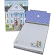 Greek Revival Column House Mini Notepad Magnet Closure
