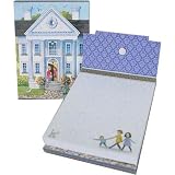 White Greek Revival Houses and Homes Adorable Magnetic Mini Purse Notepads