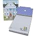 Greek Revival Column House Mini Notepad Magnet Closure