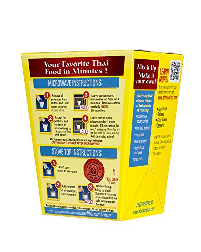A Taste of Thai Pad Thai Noodles Quick Meal, 5.75 oz Box ...