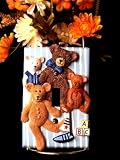 Light Switch Cover Single - Teddy Bear