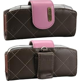 TMobile Brown and Pink Horizontal Pouch for Sidekick III