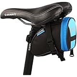 Roswheel Outdoor Cycling Bike Bicycle Saddle Bag Under Seat Packs Tail Pouch (Black-Blue-13656)