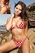 Adjustable Top & Thong Bikini ( Red w/White Polka Dots)