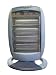 Grandgadgets Grey Halogen Heater 1600 Watt 4 Bar With Free 3