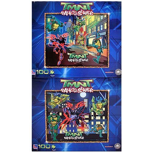  TMNT Teenage Mutant Ninja Turtles 100 Piece Puzzle 9" X 10"
