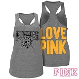 Pittsburgh Pirates Victoria's Secret PINK&Atilde;&macr;&Acirc;&iquest;&Acirc;&frac12; Heathered Racerback Tank