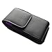 Galaxy S6 Galaxy S6 Edge Vertical Leather Belt Case Clip Holster Pouch Carrying Sleeve (Fits Samsung Galaxy S6 or Galaxy S6 Edge Phone With Otterbox Defender Case / Symmetry Case / Commuter Case / Lifeproof Case On)