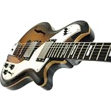 Italia Mondial Woody II 6 String Electric Guitar - Tobacco Sunburst
