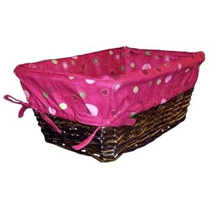 Raspberry Swirl Basket with Liner