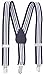 Sportoli® Kids and Baby Adjustable Elastic Solid Wedding Suspenders - 21 Colors