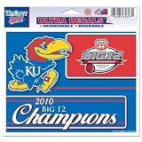 Kansas Jayhawks Official Logo 4x6 Ultra Decal Window Cling