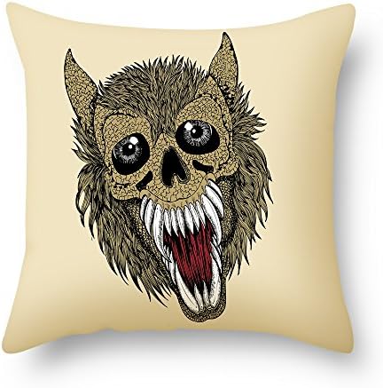 Beautfuldecor Home Decoration Ferocious Langtou Pillowcase 16X16 Inch Throw Cushion Cover