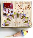 Set of 12 Ice Cream Cone Candles