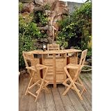 Altavista 5 Piece Folding Bar Table Set