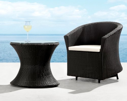 Horseshoe Bay 2-Pc Table/Chair Zuo Modern