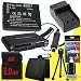 Battery Kit for Panasonic Lumix DMC-FP5, DMC-FH27, DMC-FH25, DMC-FH5, DMC-FH2, DMC-FP7, DMC-S1, DMC-S3, DMC-FX78, DMC-FX90 Includes DMW-BCK7 Replacement Lithium Ion Battery w/Charger + 8GB SDHC Memory Card + Memory Card Reader/Wallet + Deluxe Starter Kit DavisMAX Accessory Bundle