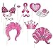 Fun Express Pink Ribbon Photo Stick Props - 3 .25