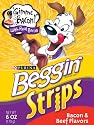 Beggin' Strips, Bacon & Beef Flavor Dog Snacks, 6-Ounce Bags (Pack of 10)