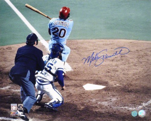 Mike Schmidt Philadelphia Phillies - World Series - Autographed 16x20 Photograph